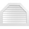 Ekena Millwork Octagonal Top Surface Mount PVC Gable Vent w/ 3-1/2"W x 1"P Standard Frame, 40"W x 32"H GVPOT40X3201SN - alternate 1